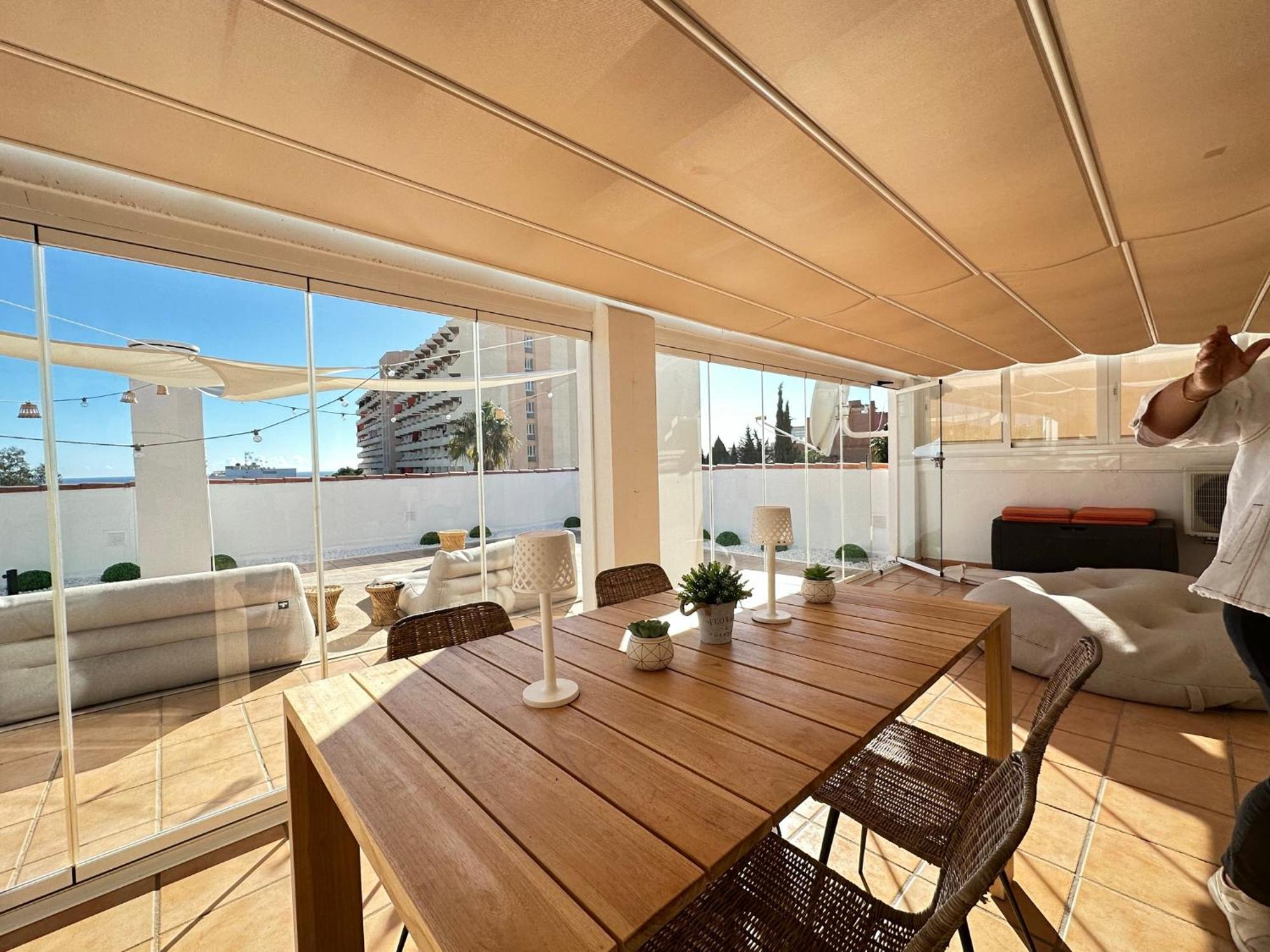 شقة 2 Bed Penthouse With Sea View توريمولينوس المظهر الخارجي الصورة